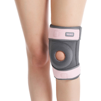 Aolikes Neoprene Patella Open Hole Knee Pad Knee Brace With Elastic Straps Comfortable Sports Knee