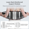 Aolikes Breathable Waist Support Belt for Fitness Pressure Lumbar Support Fixation Belt with Detachable Steel Plate 7699