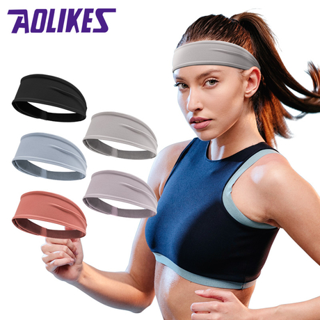 Aolikes Sports Moisture Wicking Workout Sweatband Headband for Running & Yoga Wholesale Factory Price