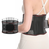 Aolikes Breathable Waist Support Belt for Fitness Pressure Lumbar Support Fixation Belt with Detachable Steel Plate 7699