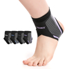 Aolikes Sports Ankle Brace Ankle Guard for Running Cycling Single-piece Adjustable Thin Pressure Soft Ankle Strap 7141
