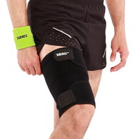 Aolikes Adjustable Upper Leg Support Thigh Brace Compression Sleeve for Hamstrings Groin And Quad Muscles