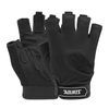 Knuckle Weight Lifting Shorty Fingerless Gloves with Curved Open for Enhance Palm Protection