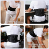Aolikes Breathable Pressurized Fitness Belt with Thickened Cushions Soft Comfortable Waist Support Waist Brace Protection 7898