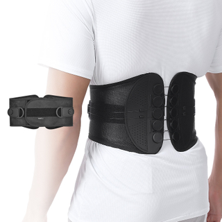 Aolikes Wholesale Lumbar Support Waist Belt with Adjustable Waist Circumference Breathable Mesh Fabric with Drawstring 7896