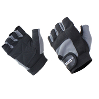 Aolikes Fitness and Breathable Half Finger Workout Gloves with Bandage